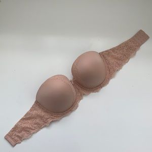 Victoria’s Secret Lacey Strapless Bra